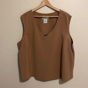 Special Thyme Woman's Plus Size 24 Sleeveless V-Neck Top